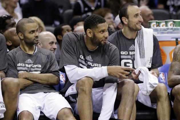 Spurs' Big Three Ties Lakers' Trio for Most Playoff Wins in NBA History ...