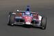 Takuma Sato, of Japan, drives through the first turn on the first day of qualifications for Indianapolis 500 IndyCar auto race at the Indianapolis Motor Speedway in Indianapolis, Saturday, May 17, 2014. (AP Photo/Dave Parker)