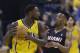 Indiana Pacers' Lance Stephenson is defended by Miami Heat's Norris Cole during the first half of Game 2 of the NBA basketball Eastern Conference finals in Indianapolis, Tuesday, May 20, 2014. (AP Photo/Michael Conroy)