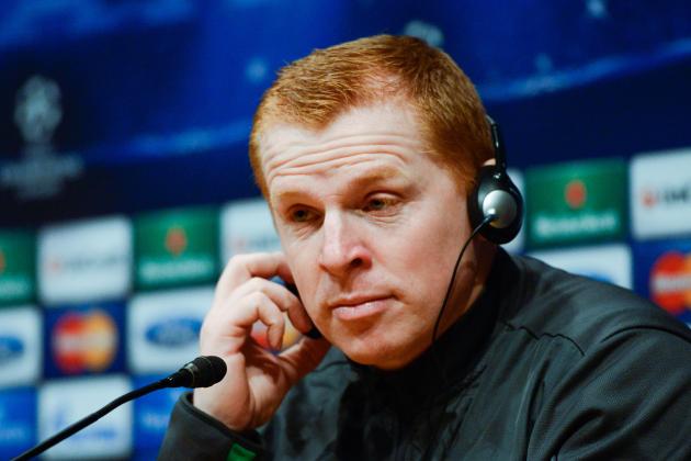 BARCELONA, SPAIN - DECEMBER 10: Celtic manager Neil Lennon faces the media ahead their UEFA Champions League Group H match between FC Barcelona and Celtic FC at the Camp Nou Stadium on December 10, 2013 in Barcelona, Spain. (Photo by David Ramos/Getty Images)
