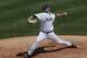 Mississippi's Jeremy Massie pitches in the eighth inning of their Southeastern Conference Tournament baseball game against Alabama at the Hoover Met in Hoover, Ala., Thursday, May 23, 2013. (AP Photo/Dave Martin)