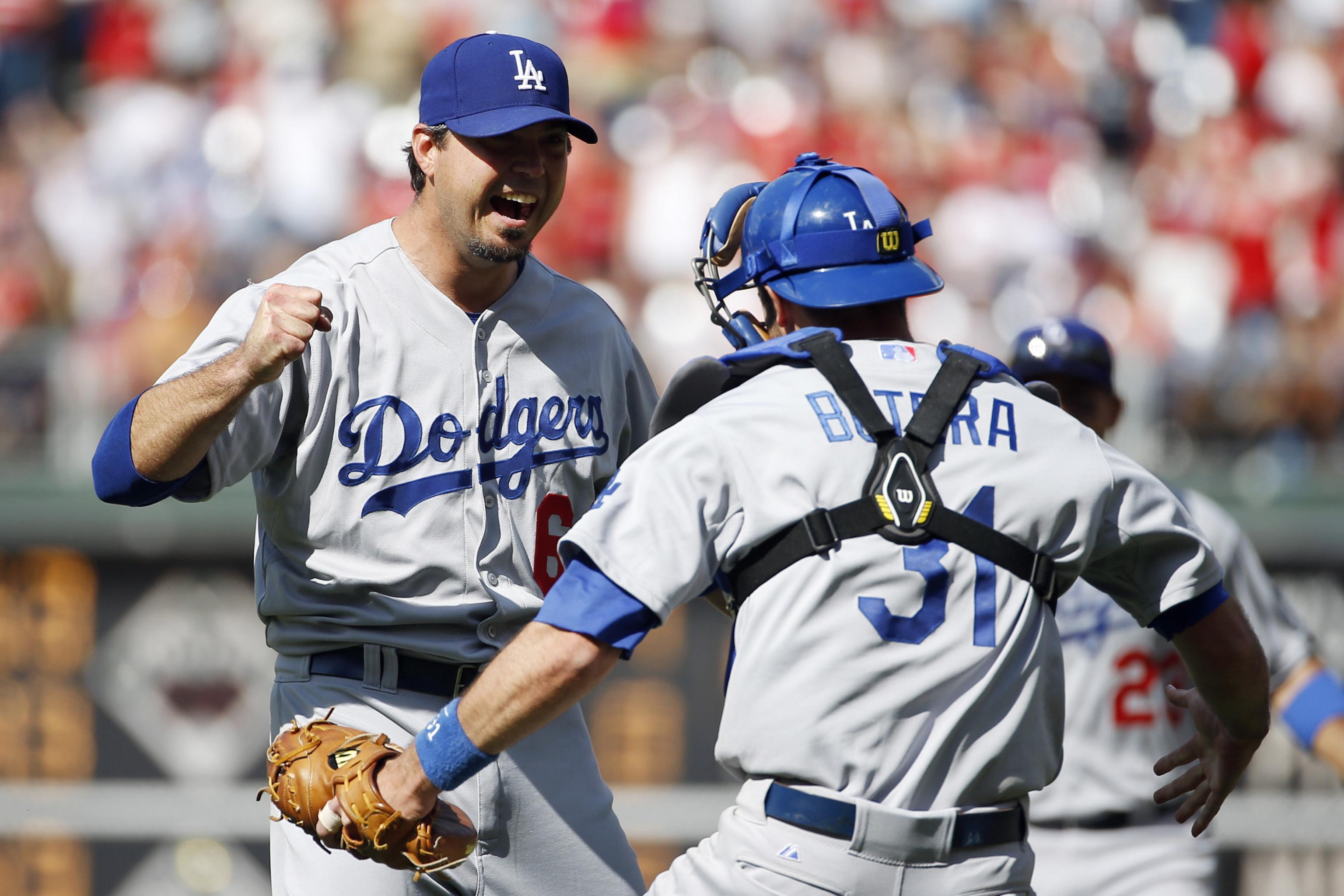 Lot Detail - 2014 Josh Beckett Game Worn LA Dodgers Jersey (No