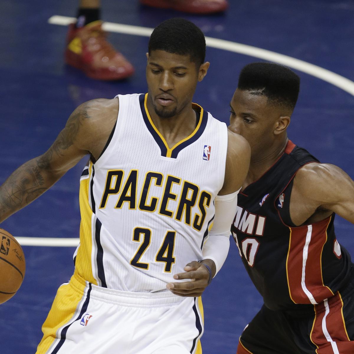 Pacers' Paul Sets Playoff Scoring Record for Miami Heat Opponent