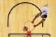 Mar 21, 2014; St. Louis, MO, USA; Kansas Jayhawks guard Andrew Wiggins (22) dunks the ball against the Eastern Kentucky Colonels in the first half during the 2nd round of the 2014 NCAA Men's Basketball Championship at Scottrade Center. Mandatory Credit: Scott Rovak-USA TODAY Sports