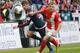 Mainz's Johannes Geis, right, and Bayern's Thomas Mueller challenge for the ball during a match of German first soccer division, Bundesliga, between FSV Mainz 05 and Bayern Munich in Mainz, Germany, Saturday, March 22, 2014. (AP Photo/Michael Probst)