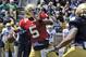 Everett Golson throws a pass in Notre Dame's spring game