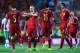 SEVILLE, SPAIN - MAY 30: Andres Iniesta (2ndL) of Spain celebrates wit his teammates after scoring his team's second goal during an international friendly match between Spain and Bolivia at Estadio Ramon Sanchez Pizjuan on May 30, 2014 in Seville, Spain. (Photo by David Ramos/Getty Images)