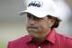Phil Mickelson reacts after making double bogey on the 17th hole during the first round of the Memorial golf tournament Thursday, May 29, 2014, in Dublin, Ohio. (AP Photo/Jay LaPrete)