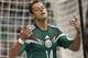 Mexico's Javier Hernandez reacts after missing a chance to score against Panama during a 2014 World Cup qualifying soccer match in Mexico City, Friday, Oct. 11, 2013. Mexico went on to defeat Panama 2-1. (AP Photo/Christian Palma)