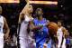 SAN ANTONIO, TX - MAY 29: Reggie Jackson #15 of the Oklahoma City Thunder drives to the basket against Danny Green #4 of the San Antonio Spurs in the third quarter during Game Five of the Western Conference Finals of the 2014 NBA Playoffs at AT&T Center on May 29, 2014 in San Antonio, Texas. NOTE TO USER: User expressly acknowledges and agrees that, by downloading and or using this photograph, User is consenting to the terms and conditions of the Getty Images License Agreement. (Photo by Ronald Martinez/Getty Images)