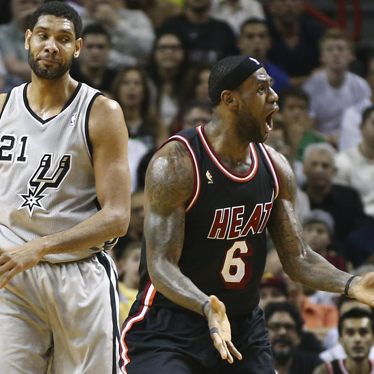 San Antonio Spurs vs. Miami Heat Betting: NBA Finals Odds, Matchup Stats | Bleacher ...1200 x 1200
