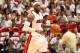 MIAMI, FL - MAY 30: LeBron James #6 of the Miami Heat handles the ball against the Indiana Pacers in Game Six of the Eastern Conference Finals during the 2014 NBA Playoffs on May 30, 2014 in Miami, Fl. NOTE TO USER: User expressly acknowledges and agrees that, by downloading and or using this photograph, User is consenting to the terms and conditions of the Getty Images License Agreement. Mandatory Copyright Notice: Copyright 2014 NBAE (Photo by Issac Baldizon/NBAE via Getty Images)