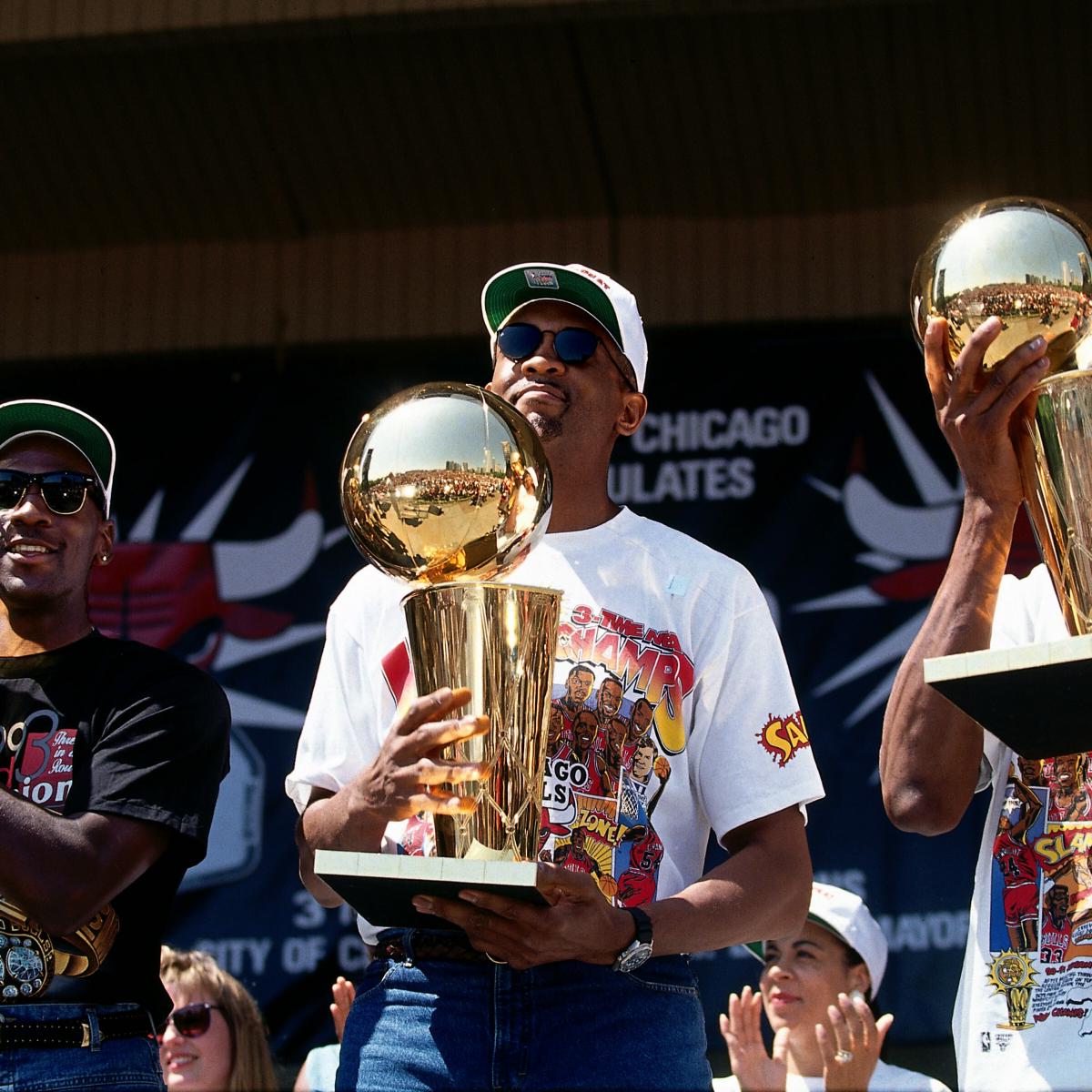 Michael Jordan Championship Trophy Tshirt Cheap NBA Tee Shirts