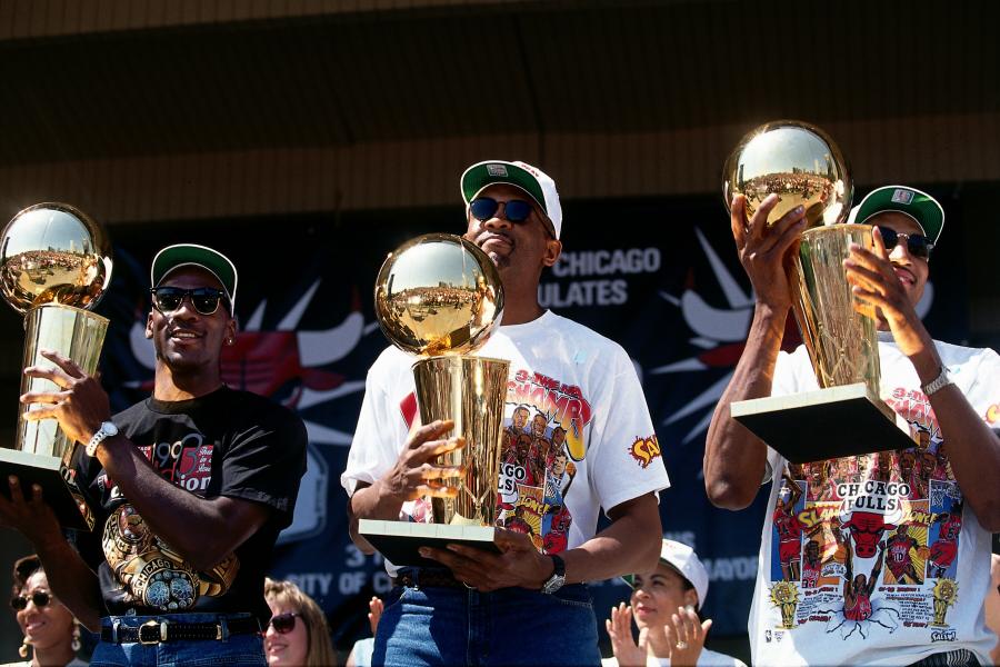 The NBA Finals and the First Jordan Three Peat