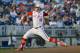 North Carolina State pitcher Carlos Rodon works against North Carolina in the first inning of an NCAA College World Series elimination game in Omaha, Neb., Thursday, June 20, 2013. (AP Photo/Ted Kirk)