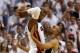 Jun 18, 2013; Miami, FL, USA; San Antonio Spurs point guard Tony Parker (9) defends Miami Heat small forward LeBron James (6) during the fourth quarter of game six in the 2013 NBA Finals at American Airlines Arena. Mandatory Credit: Derick E. Hingle-USA TODAY Sports