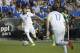 Greece's Andreas Samaris in action during an international friendly soccer match against Nigeria, Tuesday, June 3, 2014, in Chester, Pa. (AP Photo/Matt Slocum)