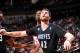 HOUSTON, TX - MARCH 20: Kevin Love #42 of the Minnesota Timberwolves battles for position against Terrence Jones #6 of the Houston Rockets on March 20, 2014 at the Toyota Center in Houston, Texas. NOTE TO USER: User expressly acknowledges and agrees that, by downloading and or using this photograph, User is consenting to the terms and conditions of the Getty Images License Agreement. Mandatory Copyright Notice: Copyright 2014 NBAE (Photo by Bill Baptist/NBAE via Getty Images)