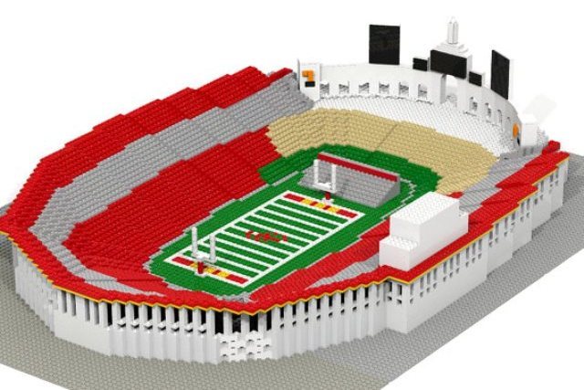 rangle Stuepige Postbud Multiple Big-Name College Football Stadium Replicas Get Made Out of Legos |  News, Scores, Highlights, Stats, and Rumors | Bleacher Report