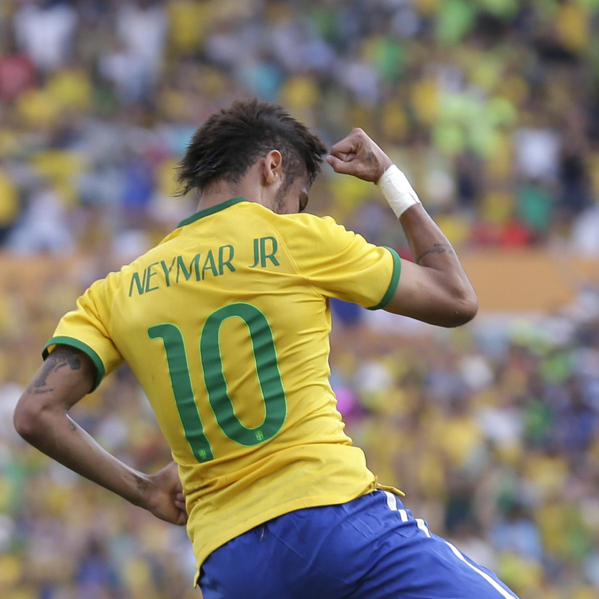 Win Neymar S Signed Brazil Shirt In Our Fan Friday World Cup Giveaway News Scores