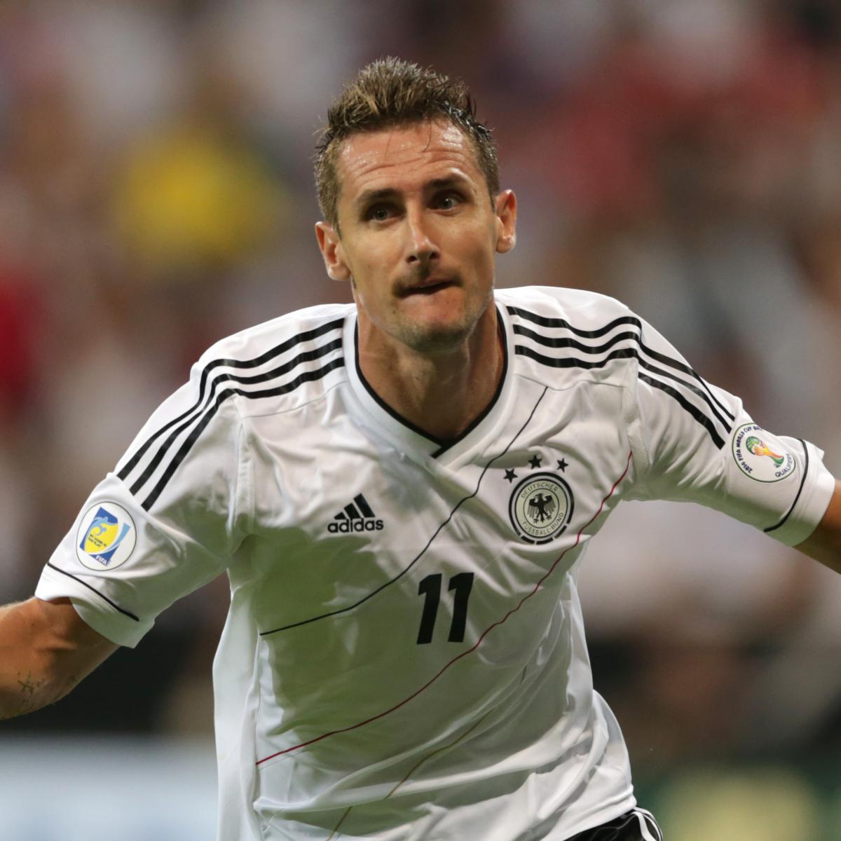 Miroslav Klose S 69th Goal Makes Him Germany S All Time Leading Goalscorer News Scores Highlights Stats And Rumors Bleacher Report