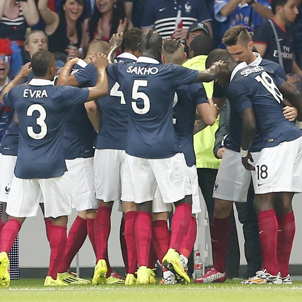 France vs. Jamaica Live Player Ratings for Les Bleus News, Scores