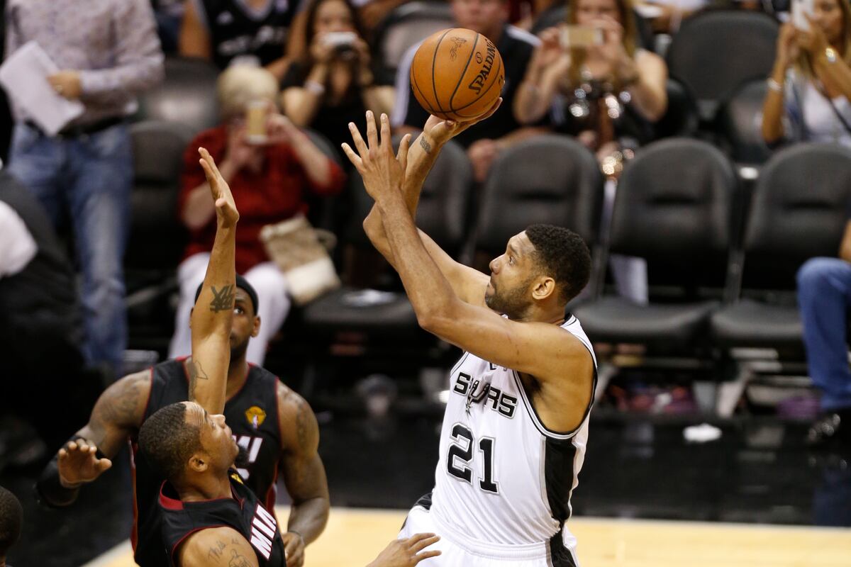 Spurs' Tim Duncan Passes Shaquille O'Neal for 5th in Career Playoff