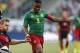 Germany's Per Mertesacker, left, ad Cameroon's Samuel Eto'o challenge for the ball during a friendly WCup preparation soccer match between Germany and Cameroon in Moenchengladbach, Germany, Sunday, June 1, 2014. (AP Photo/Frank Augstein)