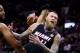 SAN ANTONIO, TX - JUNE 08: Chris Andersen #11 of the Miami Heat reacts against the San Antonio Spurs during Game Two of the 2014 NBA Finals at the AT&T Center on June 8, 2014 in San Antonio, Texas. NOTE TO USER: User expressly acknowledges and agrees that, by downloading and or using this photograph, User is consenting to the terms and conditions of the Getty Images License Agreement. (Photo by Andy Lyons/Getty Images)