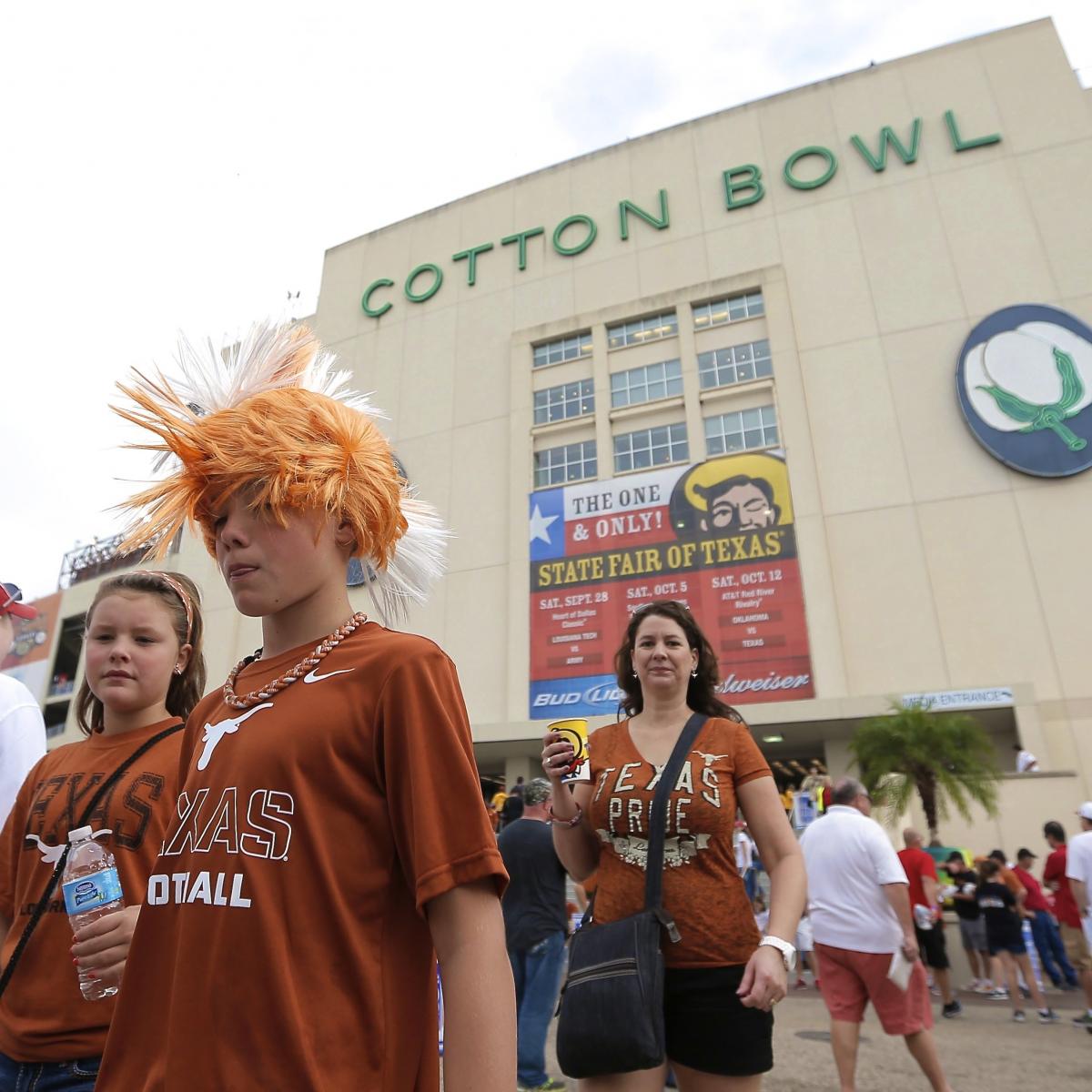 Texas, OU Red River Rivalry Game Will Remain at Cotton Bowl Through