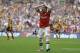 Arsenal's Santi Cazorla reacts after his appeal for a penalty is turned down during the English FA Cup final soccer match between Arsenal and Hull City at Wembley Stadium in London, Saturday, May 17, 2014. (AP Photo/Kirsty Wigglesworth)