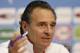 Italy coach Cesare Prandelli gestures during a press conference at the