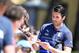 FLORENCE, ITALY - JUNE 02: Gianluigi Buffon of Italy sign autographs for fan after a training session at Coverciano on June 2, 2014 in Florence, Italy. (Photo by Claudio Villa/Getty Images)