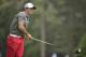 Rory McIlroy, of Northern Ireland, reacts to his tee shot on the second hole during the first round of the U.S. Open golf tournament in Pinehurst, N.C., Thursday, June 12, 2014. (AP Photo/Chuck Burton)