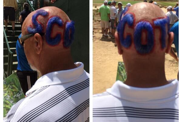 Man S Wild Haircut Makes Him Adam Scott S Biggest Fan Bleacher Report Latest News Videos And Highlights