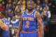 OAKLAND, CA - MARCH 30: Raymond Felton #2 of the New York Knicks in a game against the Golden State Warriors on March 30, 2014 at Oracle Arena in Oakland, California. NOTE TO USER: User expressly acknowledges and agrees that, by downloading and or using this photograph, user is consenting to the terms and conditions of Getty Images License Agreement. Mandatory Copyright Notice: Copyright 2014 NBAE (Photo by Rocky Widner/NBAE via Getty Images)