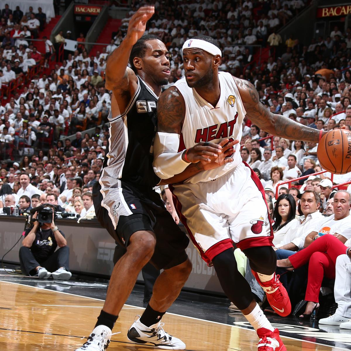 NBA Finals Schedule 2014: Odds and Predictions for Heat vs. Spurs Game 