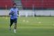 Uruguay's Luis Suarez runs during a training session at Jacare Stadium in Sete Lagoas, Brazil, Tuesday, June 10, 2014. Uruguay continues its preparations for the upcoming 2014 World Cup. (AP Photo/Victor R. Caivano)
