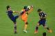 RECIFE, BRAZIL - JUNE 14: Didier Ya Konan of the Ivory Coast competes for the ball with Yasuhito Endo (L) and Yuto Nagatomo of Japan during the 2014 FIFA World Cup Brazil Group C match between the Ivory Coast and Japan at Arena Pernambuco on June 14, 2014 in Recife, Brazil. (Photo by Matthias Hangst/Getty Images)
