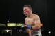 Ruslan Provodnikov, of Russia, bleeds in the ninth round of a WBO welterweight title boxing match against Timothy Bradley in Carson, Calif., Saturday, March 16, 2013. (AP Photo/Jae C. Hong)