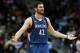 Minnesota Timberwolves forward Kevin Love reacts after a foul call during the second half of the Timberwolves' NBA basketball game against the Atlanta Hawks on Saturday, Feb. 1, 2014, in Atlanta. Atlanta won 120-113 despite Love's 43 points and 19 rebounds. (AP Photo/John Bazemore)