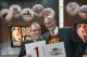 Cleveland Cavaliers general manager David Griffin, left, and minority owner Jeff Cohen celebrate after the Cavaliers won the top pick in the the NBA basketball draft lottery in New York, Tuesday, May 20, 2014. It's the third time in four years the Cavs will be atop the draft after moving up from the ninth spot. (AP Photo/Kathy Willens)
