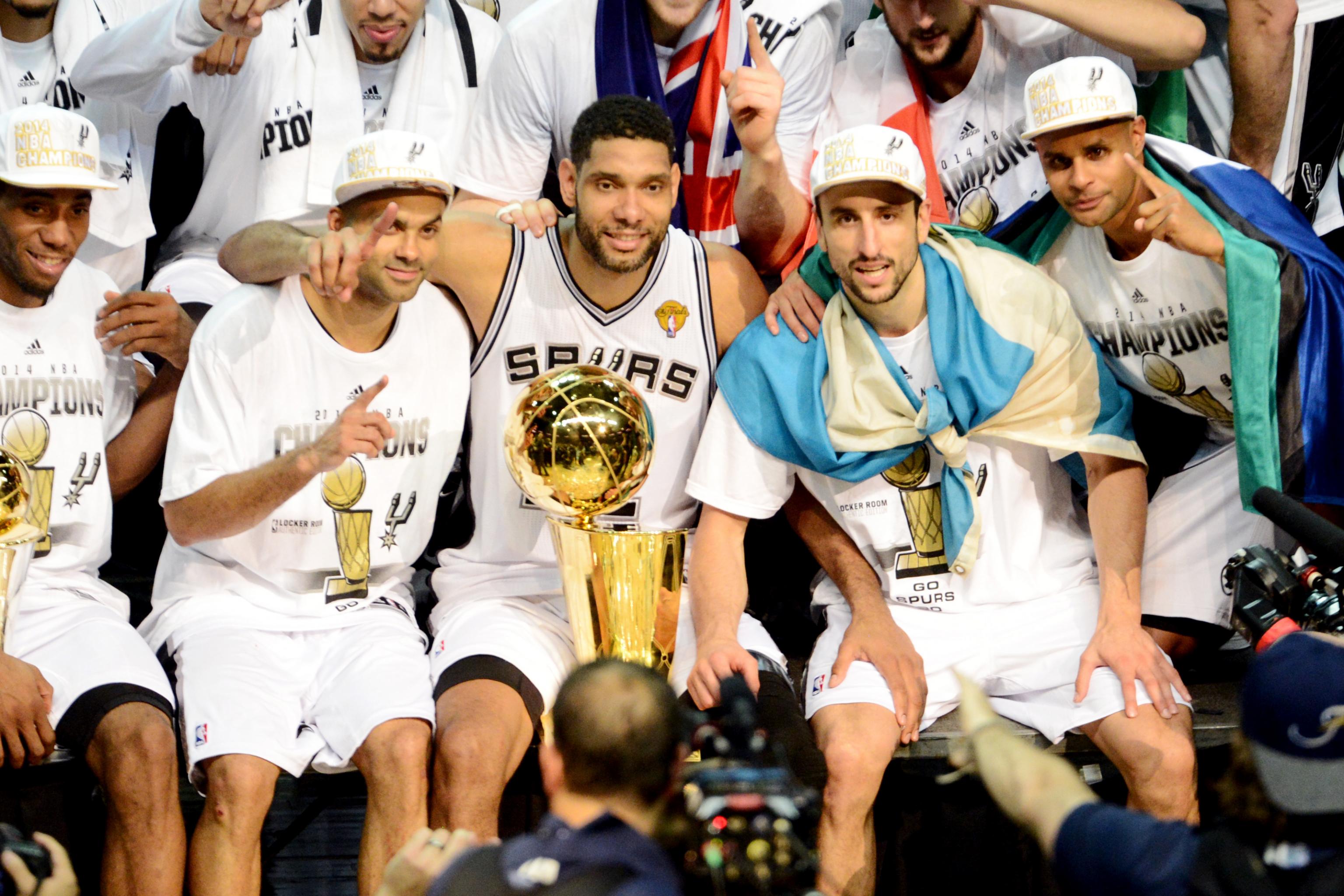 Tim Duncan San Antonio Spurs Authentic adidas 2014 2015 2016