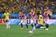 SAO PAULO, BRAZIL - JUNE 12: Neymar of Brazil takes a penalty kick during the 2014 FIFA World Cup Brazil Group A match between Brazil and Croatia at Arena de Sao Paulo on June 12, 2014 in Sao Paulo, Brazil. (Photo by Buda Mendes/Getty Images)