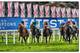 ASCOT, ENGLAND - OCTOBER 19: (EDITORS NOTE: This image was processed using digital filters) Johnny Murtagh riding Royal Diamnond (R) win The Qipco British Champion Long Distance Cup at Ascot racecourse on October 19, 2013 in Ascot, England. (Photo by Alan Crowhurst/Getty Images for Ascot Racecourse)