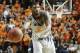 Oklahoma State guard Marcus Smart (33) is pictured in the second half of an NCAA college basketball game against Kansas in Stillwater, Okla., Saturday, March 1, 2014. Oklahoma State won 72-65. (AP Photo/Sue Ogrocki)