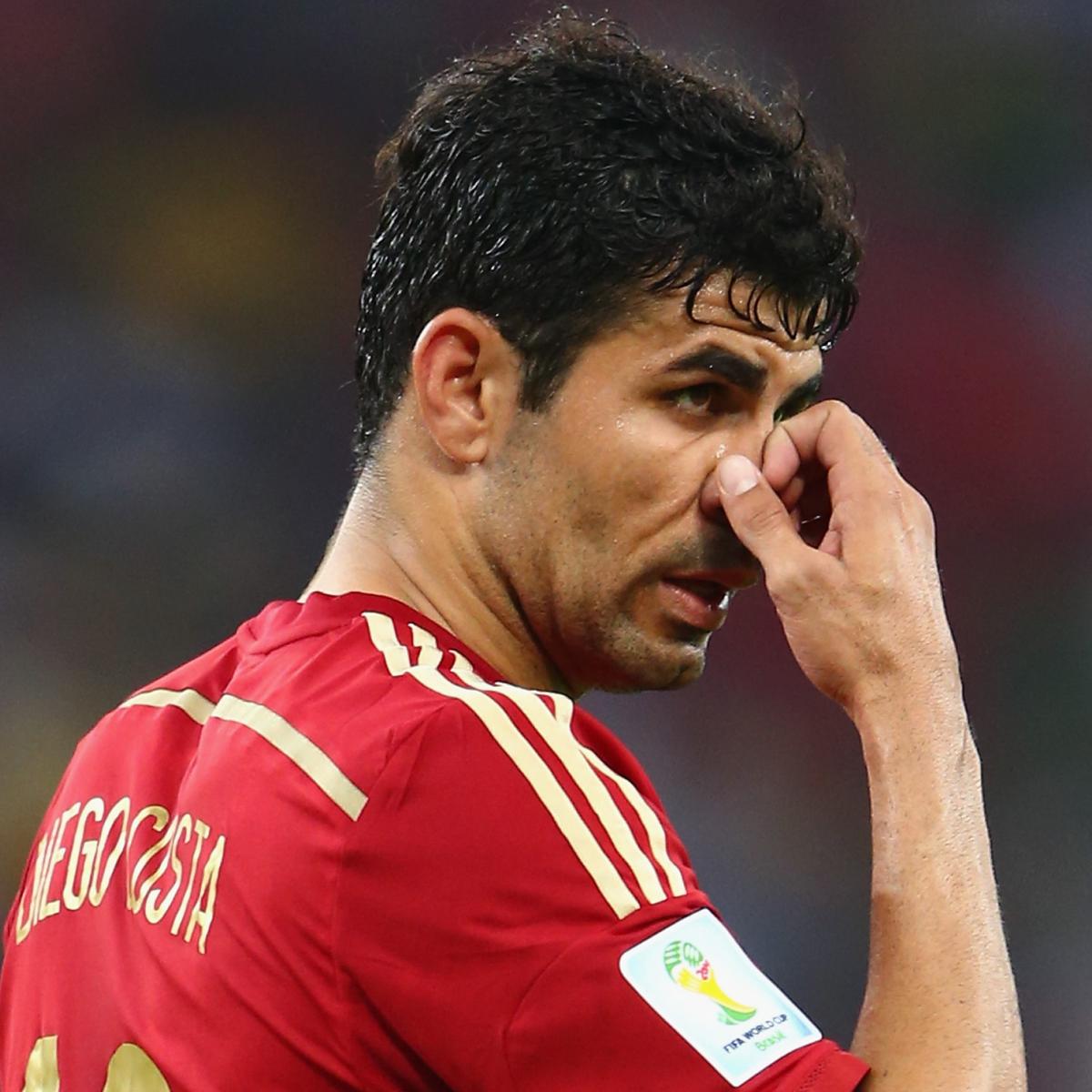 Diego Costa's Poor World Cup for Spain Should Raise Concerns for