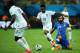 MANAUS, BRAZIL - JUNE 14: Raheem Sterling of England dribbles past Andrea Pirlo of Italy during the 2014 FIFA World Cup Brazil Group D match between England and Italy at Arena Amazonia on June 14, 2014 in Manaus, Brazil. (Photo by Richard Heathcote/Getty Images)