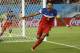 United States' Clint Dempsey celebrates after scoring the opening goal during the group G World Cup soccer match between Ghana and the United States at the Arena das Dunas in Natal, Brazil, Monday, June 16, 2014. (AP Photo/Ricardo Mazalan)