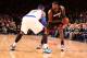 NEW YORK, NY - JANUARY 9: LeBron James #6 of the Miami Heat controls the ball against Carmelo Anthony #7 of the New York Knicks during a game at Madison Square Garden in New York City on January 9, 2014. NOTE TO USER: User expressly acknowledges and agrees that, by downloading and or using this photograph, User is consenting to the terms and conditions of the Getty Images License Agreement. Mandatory Copyright Notice: Copyright 2014 NBAE (Photo by Nathaniel S. Butler/NBAE via Getty Images)